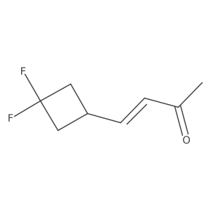 4-(3,3-Difluorocyclobutyl)but-3-en-2-one结构式