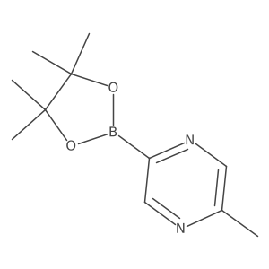 5-(Methyl-d3)-pyrazine-2-boronic acid pinacol ester结构式