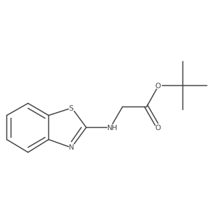 Tert-butyl 2-(1,3-benzothiazol-2-ylamino)acetate Structure