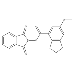 1,3-dioxo-2,3-dihydro-1H-isoindol-2-yl 5-methoxy-2,3-dihydro-1-benzofuran-7-carboxylate Structure