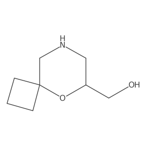5-Oxa-8-azaspiro[3.5]nonan-6-ylmethanol结构式