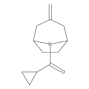 cyclopropyl((1R,5S)-3-methylene-8-azabicyclo[3.2.1]octan-8-yl)methanone Structure