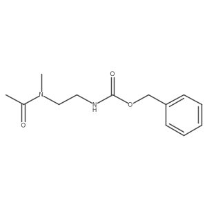 Benzyl (2-(N-methylacetamido)ethyl)carbamate Structure