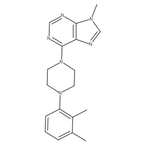 6-[4-(2,3-dimethylphenyl)piperazin-1-yl]-9-methyl-9H-purine Structure
