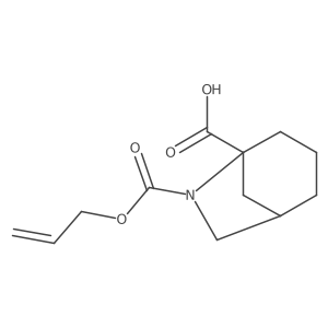 6-[(Prop-2-en-1-yloxy)carbonyl]-6-azabicyclo[3.2.1]octane-5-carboxylic acid Structure