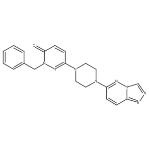 2-Benzyl-6-(4-{[1,2,4]triazolo[4,3-b]pyridazin-6-yl}piperazin-1-yl)-2,3-dihydropyridazin-3-one结构式