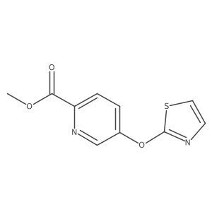 Methyl 5-(1,3-thiazol-2-yloxy)pyridine-2-carboxylate Structure