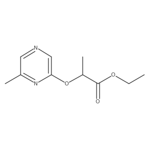 Ethyl 2-((6-methylpyrazin-2-yl)oxy)propanoate Structure