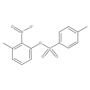 3-Methyl-2-nitrophenyl 4-methylbenzene-1-sulfonate结构式
