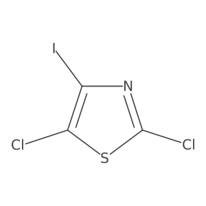 2,5-Dichloro-4-iodo-1,3-thiazole结构式