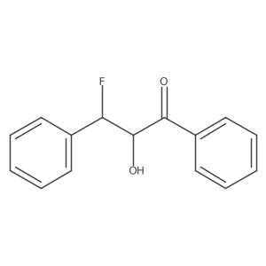 3-Fluoro-2-hydroxy-1,3-diphenyl-1-propanone Structure