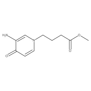 Methyl 4-(3-amino-4-oxo-1,4-dihydropyridin-1-yl)butanoate Structure