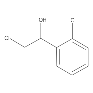 (S)-2-Chloro-1-(2-chlorophenyl)ethanol Structure