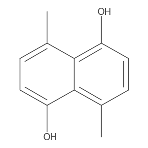 4,8-Dimethylnaphthalene-1,5-diol结构式