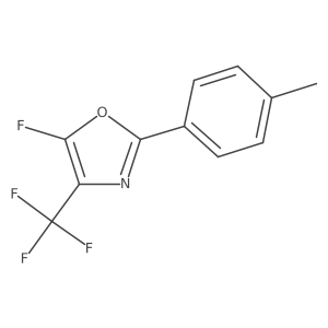 5-Fluoro-2-(4-methylphenyl)-4-(trifluoromethyl)-1,3-oxazole Structure