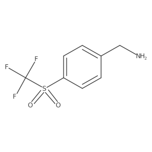 4-(Trifluoromethylsulfonyl)benzylamine结构式