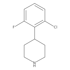 4-(2-Chloro-6-fluorophenyl)piperidine Structure