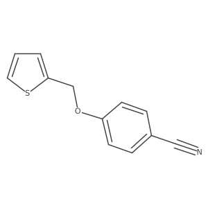 4-(Thiophene-2-ylmethoxy)-benzonitrile Structure