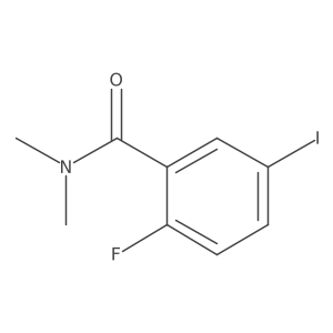 2-Fluoro-5-iodo-N,N-dimethylbenzamide Structure