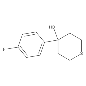 4-(4-Fluorophenyl)thian-4-ol Structure