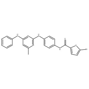 5-Bromo-N-(4-{[4-methyl-6-(phenylamino)pyrimidin-2-YL]amino}phenyl)furan-2-carboxamide Structure