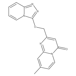 8-methyl-2-({[1,2,4]triazolo[4,3-a]pyridin-3-yloxy}methyl)-4H-pyrido[1,2-a]pyrimidin-4-one结构式