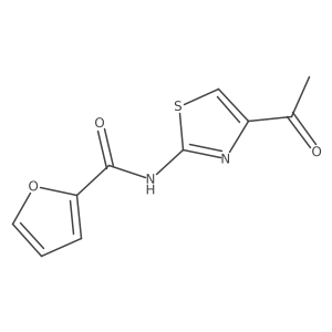 n-(4-Acetylthiazol-2-yl)furan-2-carboxamide Structure