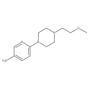 6-[4-(2-Methoxyethyl)piperazin-1-yl]pyridin-3-amine Structure
