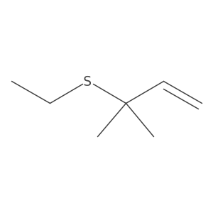 3-(Ethylthio)-3-methyl-1-butene Structure