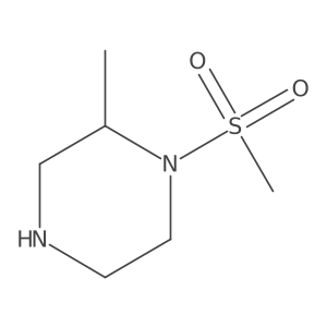 (R)-1-methanesulfonyl-2-methyl-piperazine Structure