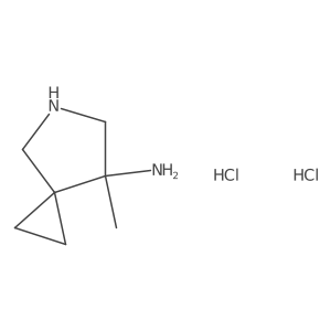 7-Methyl-5-azaspiro[2.4]heptan-7-amine dihydrochloride Structure