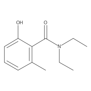 N,N-diethyl-2-hydroxy-6-methylbenzamide Structure
