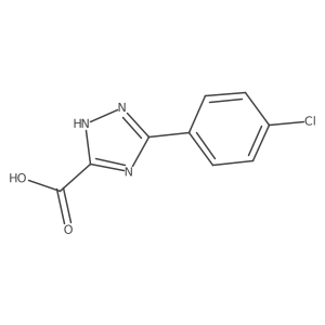5-(4-Chlorophenyl)-4H-1,2,4-triazole-3-carboxylic acid Structure