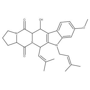 12-Deoxy-12-epifumitremorgin B, (+/-)- Structure