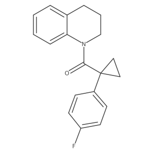 (3,4-dihydroquinolin-1(2H)-yl)(1-(4-fluorophenyl)cyclopropyl)methanone Structure