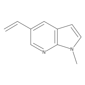 1-methyl-5-vinyl-1H-pyrrolo[2,3-b]pyridine结构式