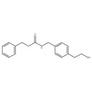 benzyl N-{[4-(2-hydroxyethyl)phenyl]methyl}carbamate Structure