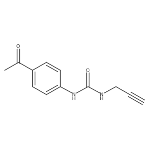 1-(4-Acetylphenyl)-3-(prop-2-yn-1-yl)urea结构式