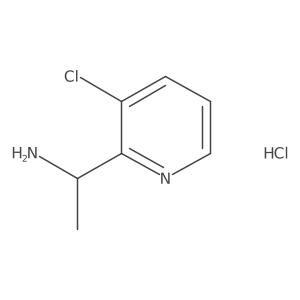 (R)-1-(3-Chloropyridin-2-yl)ethanamine hydrochloride Structure