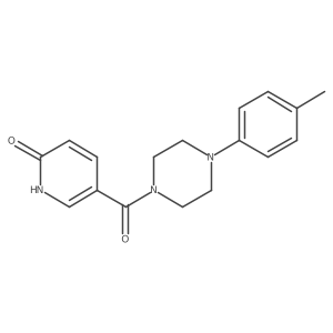 5-[4-(4-Methylphenyl)piperazine-1-carbonyl]pyridin-2-ol Structure