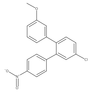 1,1a(2):2a(2),1a(2)a(2)-Terphenyl, 4a(2)-chloro-3-methoxy-4a(2)a(2)-nitro-结构式