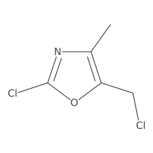 2-Chloro-5-(chloromethyl)-4-methyl-1,3-oxazole结构式