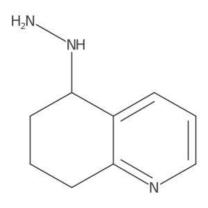 5,6,7,8-Tetrahydro-quinolin-5-ylhydrazine Structure