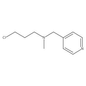 (3-Chloropropyl)(methyl)(pyridin-4-ylmethyl)amine结构式