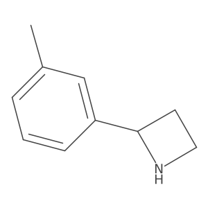 2-(3-Methylphenyl)azetidine Structure