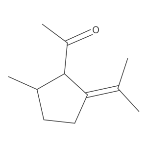 Ethanone, 1-[2-methyl-5-(1-methylethylidene)cyclopentyl]-, (1R-trans)-结构式