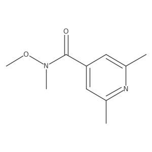 N-Methoxy-N,2,6-trimethylisonicotinamide Structure