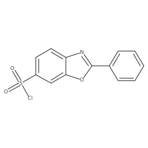 2-Phenyl-1,3-benzoxazole-6-sulfonyl chloride结构式