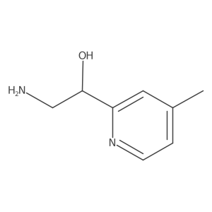 2-Amino-1-(4-methylpyridin-2-yl)ethan-1-ol Structure