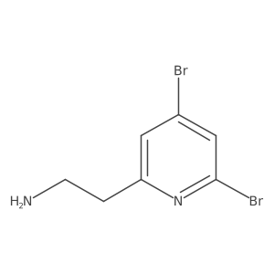 2-(4,6-Dibromopyridin-2-YL)ethanamine结构式